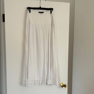 INC International Concepts White Maxi Skirt